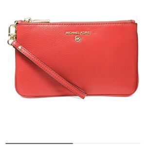 NWT Michael Kors Jet Set MediumTop Zip Wristlet